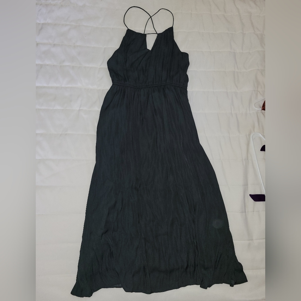 Black "Alice and UO" Midi Cocktail Dress